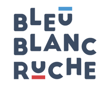 Bleu blanc ruche